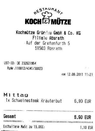 irtm Hffner Kochmtze Restaurant